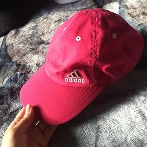 Pink Adidas hat